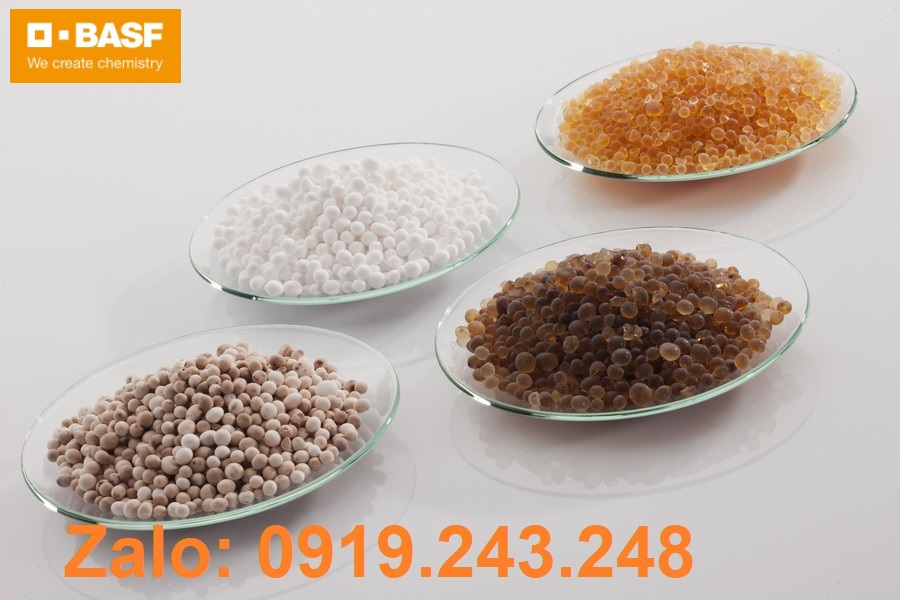 HẠT HÚT ẨM BASF 4A MOLECULAR SIEVE, SIZE 2.5-5MM