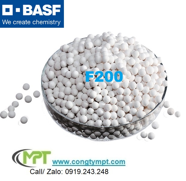 HẠT HÚT ẨM ALUMINA BASF F200 , SIZE 1/8'' (3.2MM)