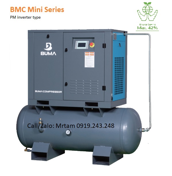 MÁY NÉN KHÍ BUMA 7.5KW/10HP, BMC-7.5VT