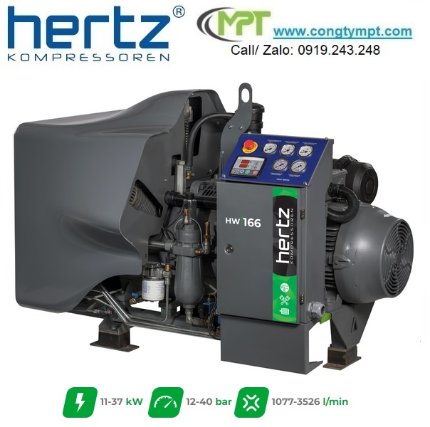 MÁY NÉN KHÍ PISTON CAO ÁP HERTZ 40BAR, HW 64